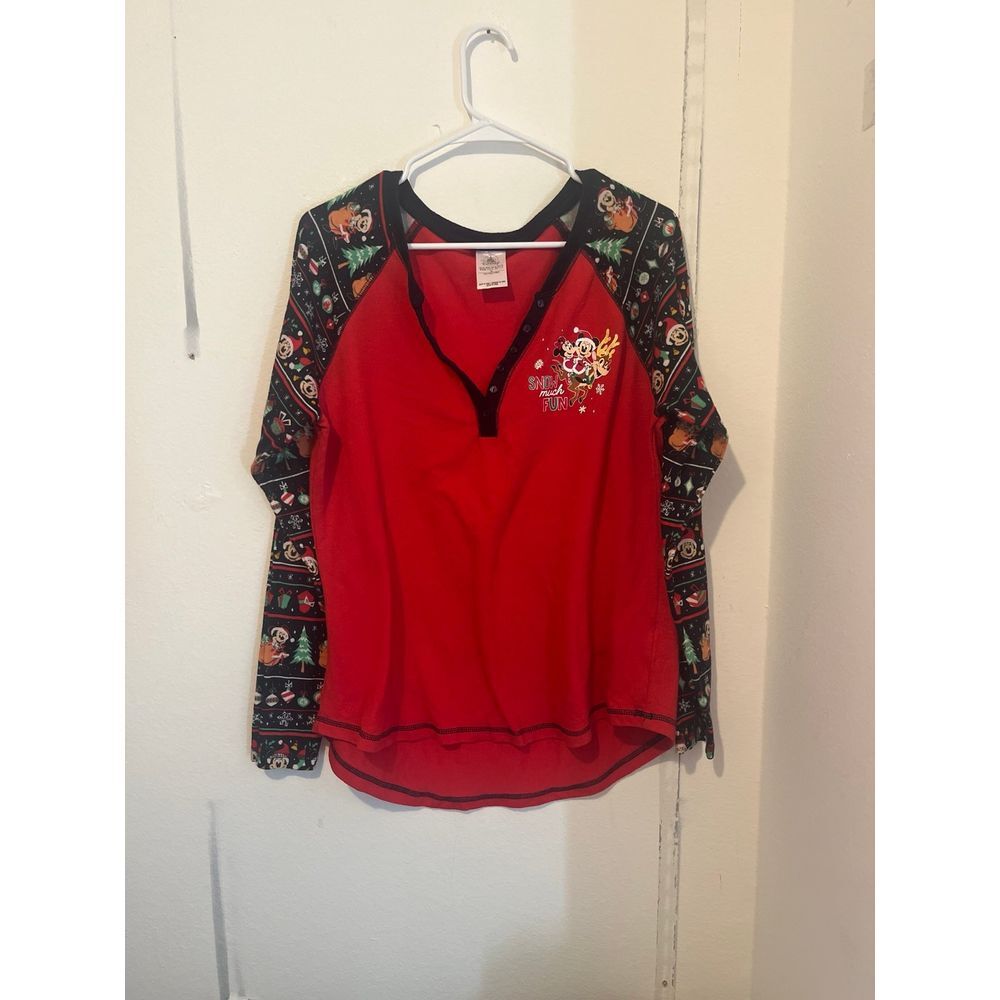 Disney Christmas pajama‎ top